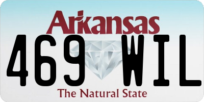 AR license plate 469WIL