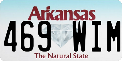 AR license plate 469WIM
