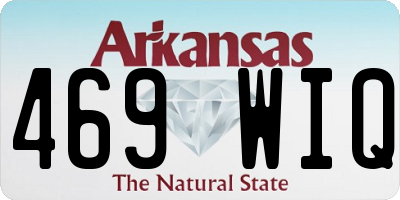 AR license plate 469WIQ