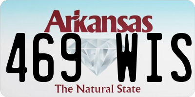 AR license plate 469WIS
