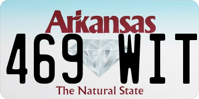 AR license plate 469WIT