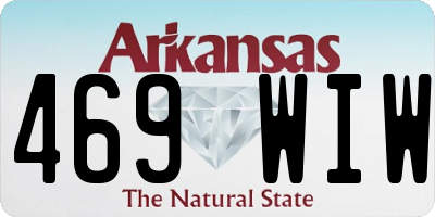 AR license plate 469WIW