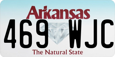 AR license plate 469WJC