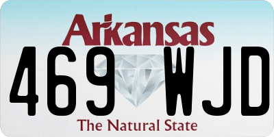 AR license plate 469WJD