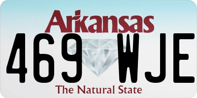 AR license plate 469WJE