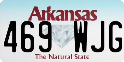 AR license plate 469WJG