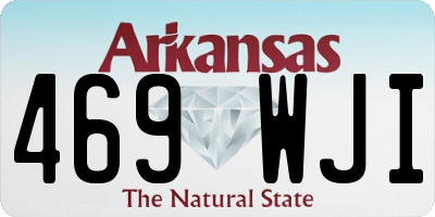 AR license plate 469WJI