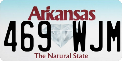 AR license plate 469WJM