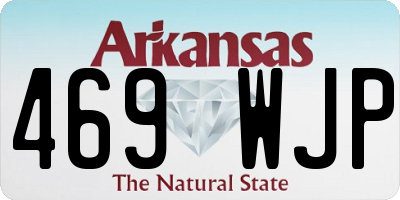 AR license plate 469WJP
