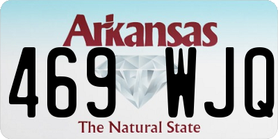 AR license plate 469WJQ