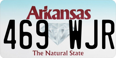 AR license plate 469WJR