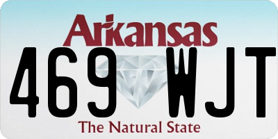 AR license plate 469WJT