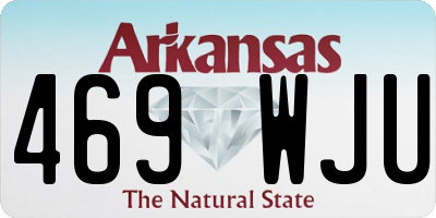 AR license plate 469WJU