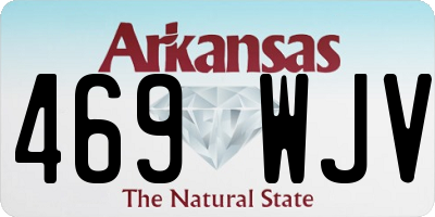 AR license plate 469WJV