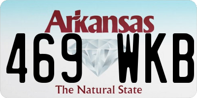 AR license plate 469WKB