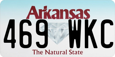 AR license plate 469WKC