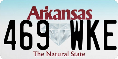 AR license plate 469WKE