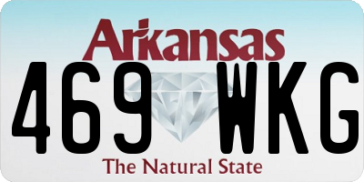AR license plate 469WKG