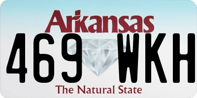AR license plate 469WKH