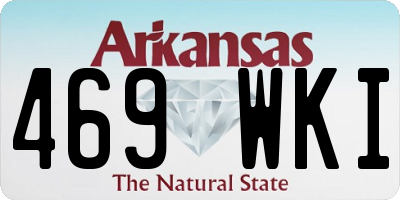 AR license plate 469WKI