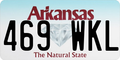 AR license plate 469WKL
