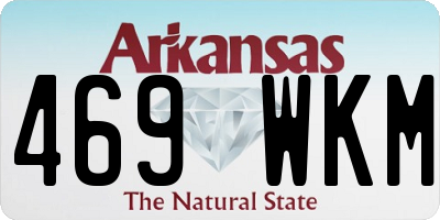 AR license plate 469WKM