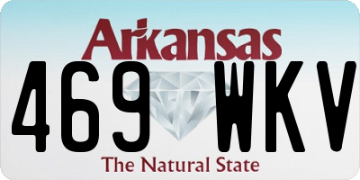 AR license plate 469WKV