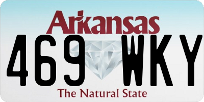 AR license plate 469WKY