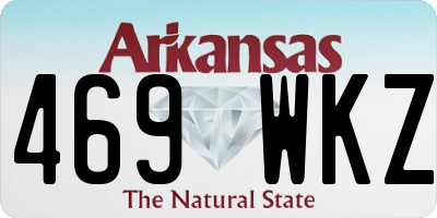 AR license plate 469WKZ