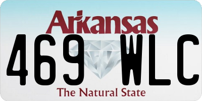 AR license plate 469WLC