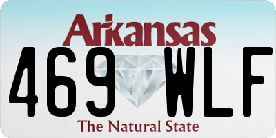 AR license plate 469WLF