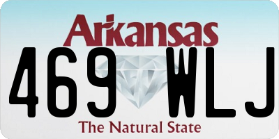 AR license plate 469WLJ