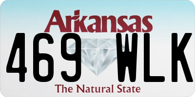 AR license plate 469WLK