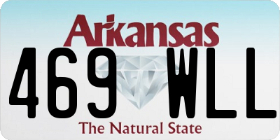 AR license plate 469WLL