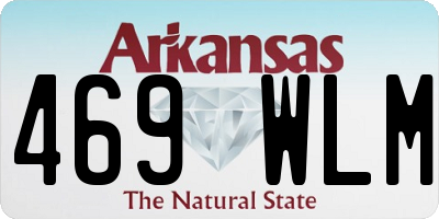 AR license plate 469WLM