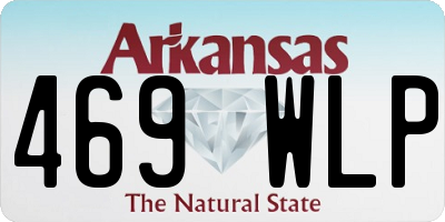 AR license plate 469WLP