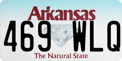 AR license plate 469WLQ