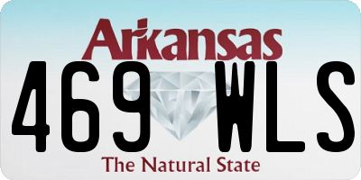 AR license plate 469WLS