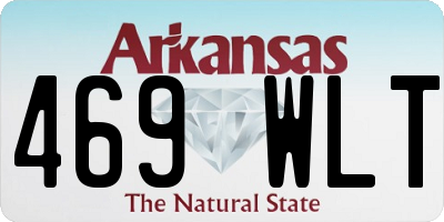 AR license plate 469WLT