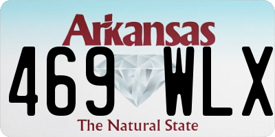 AR license plate 469WLX