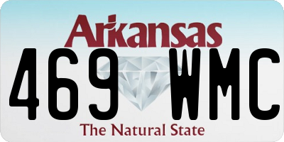 AR license plate 469WMC