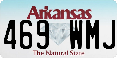 AR license plate 469WMJ
