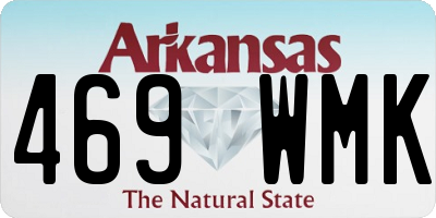 AR license plate 469WMK