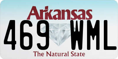 AR license plate 469WML