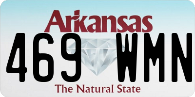 AR license plate 469WMN