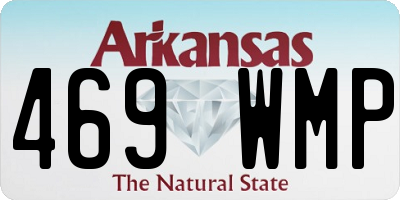 AR license plate 469WMP