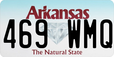 AR license plate 469WMQ
