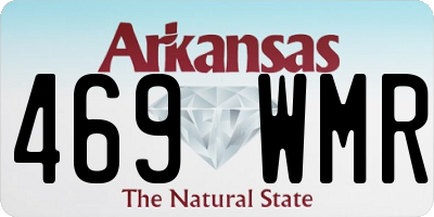 AR license plate 469WMR