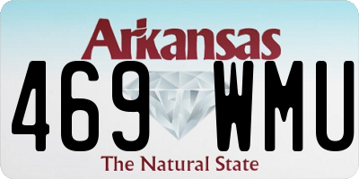 AR license plate 469WMU