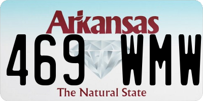 AR license plate 469WMW